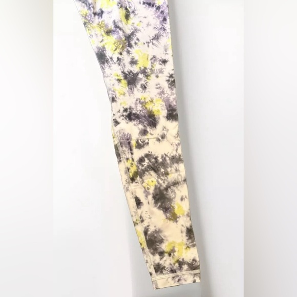 Lululemon Align High-Rise Crop HR Radial Tie Dye Mauve Grey Multi Sz: 8 - Picture 8 of 8